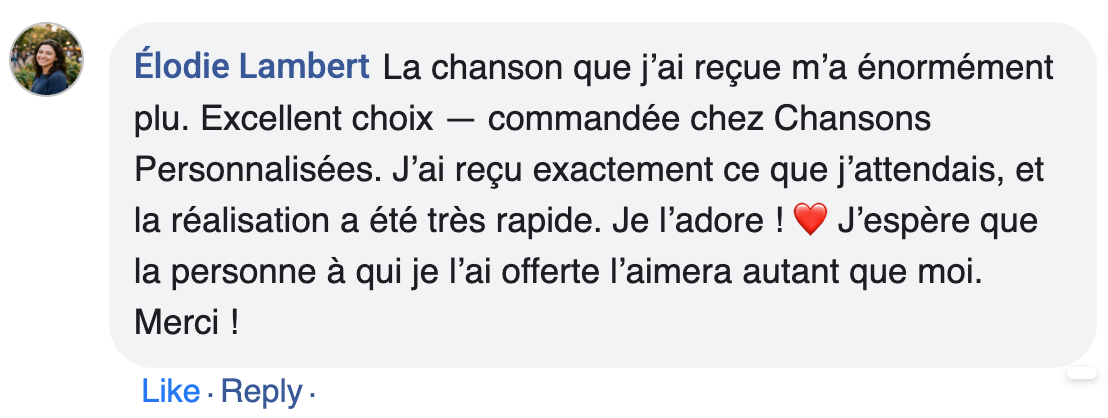 Opinión cliente